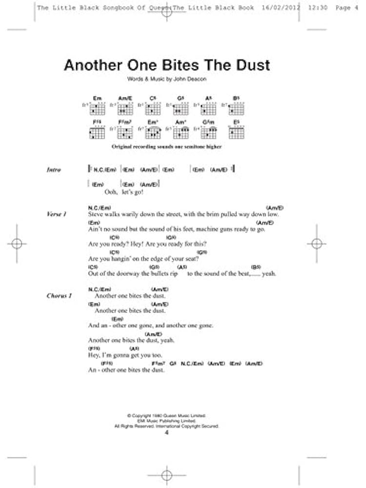 Queen: The Little Black Songbook ギターコード Amazon.com: Little Black Book of Chords | Pocket Guitar